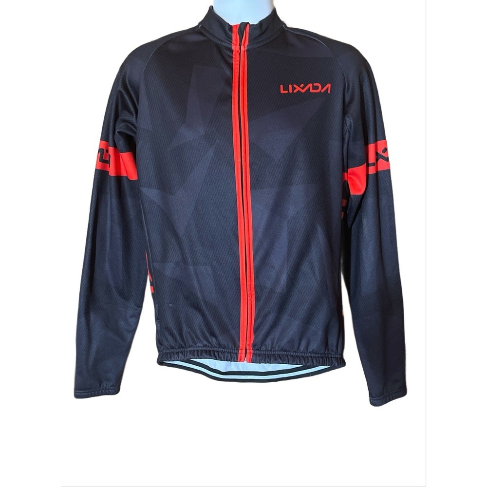 LIXADA Thermal Fleece Full Zip Cycling Jacket Men's XL